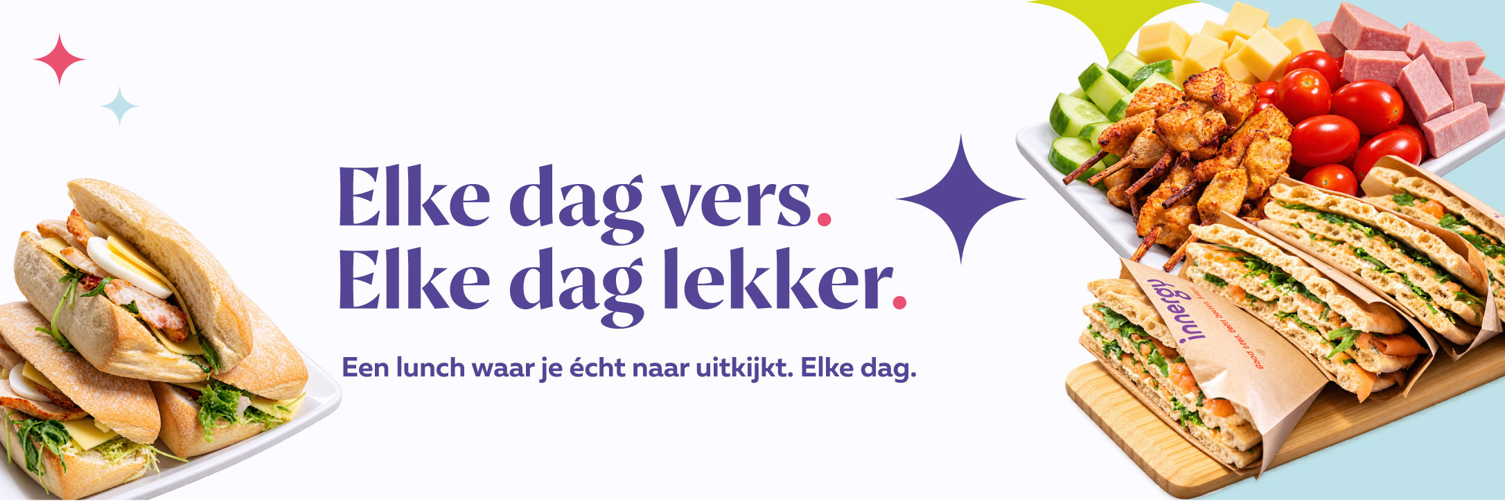 Elke dag vers.