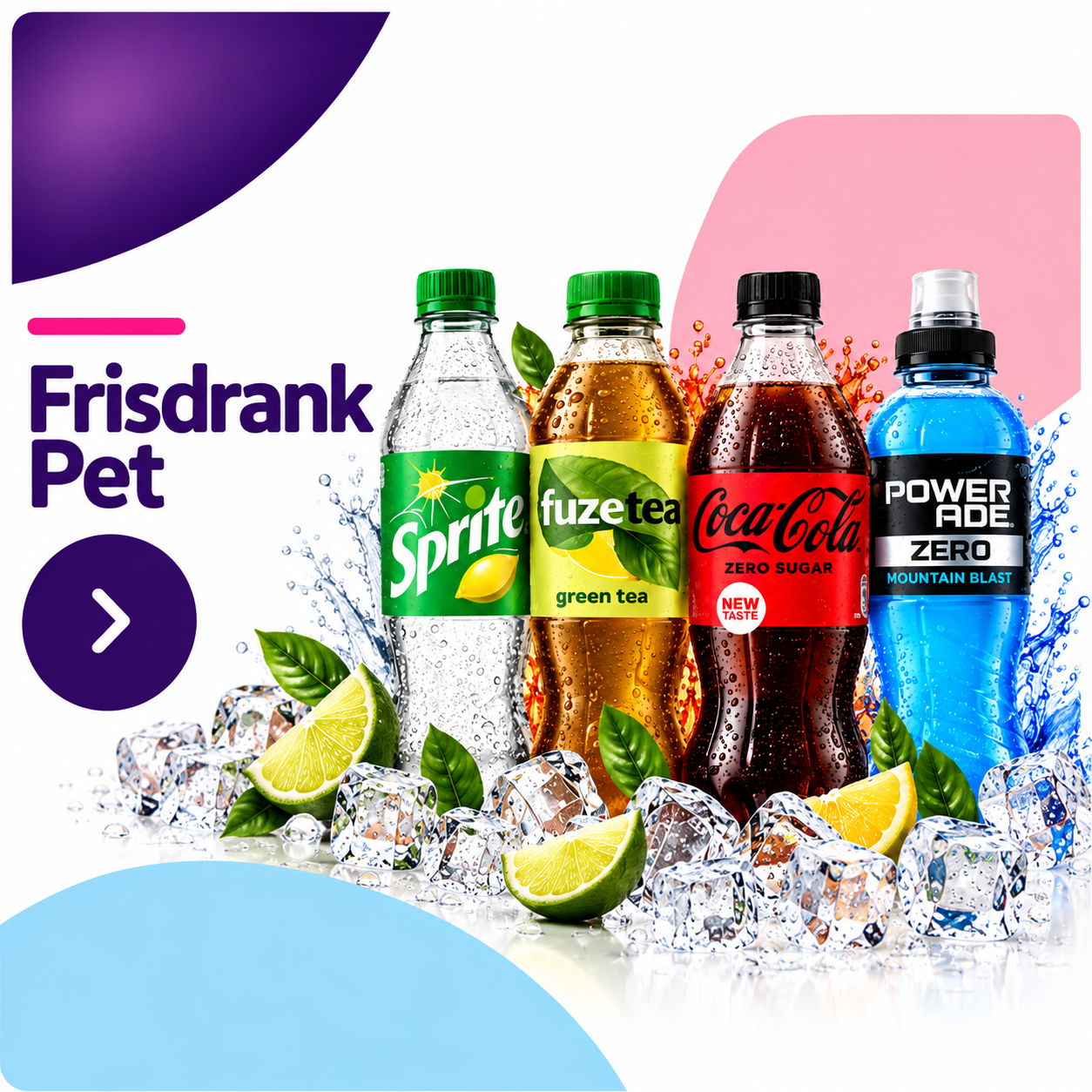 Frisdrank in Pet