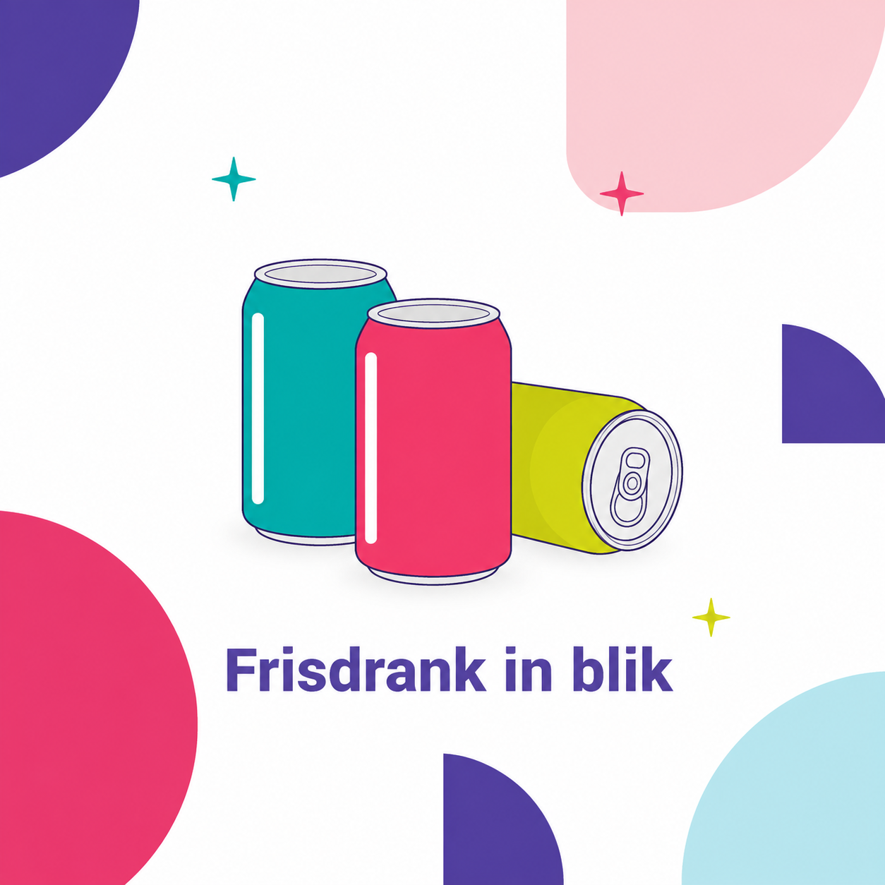 Frisdrank in blik
