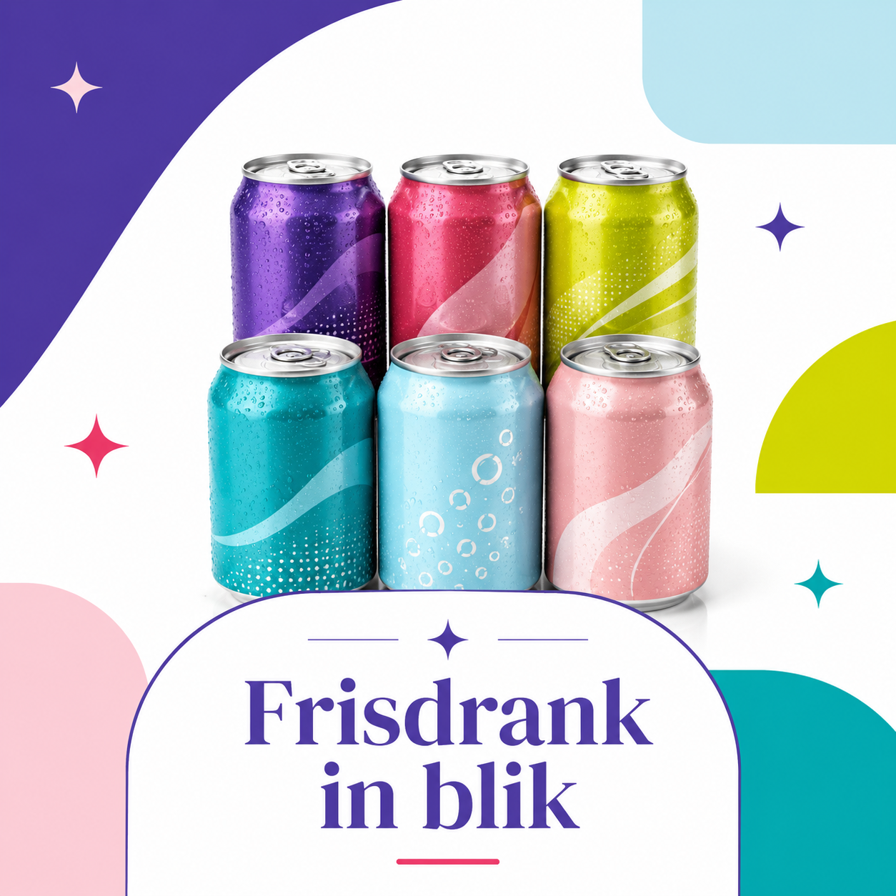 Frisdrank in blik