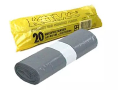 rHuisvuilzak 50L 60x80cm 20 zak (per rol)
