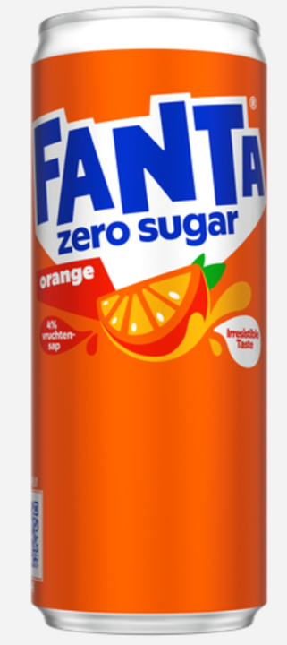 Fanta Orange Zero *sleek* 33cl (Blikje)