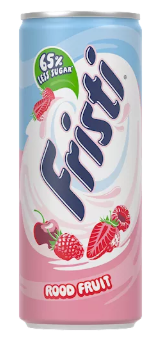 Fristi Rood Fruit 65% less sugar s.blik