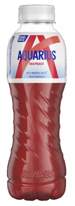 Aquarius Red Peach Zero Sugar PET 1x50cl