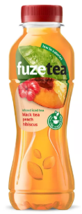 Fuze Tea Black Peach Hibiscus Pet 40cl