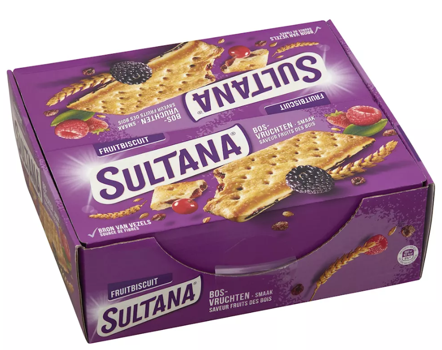 Sultana Fruitbiscuits Bosvruchten 3-pack