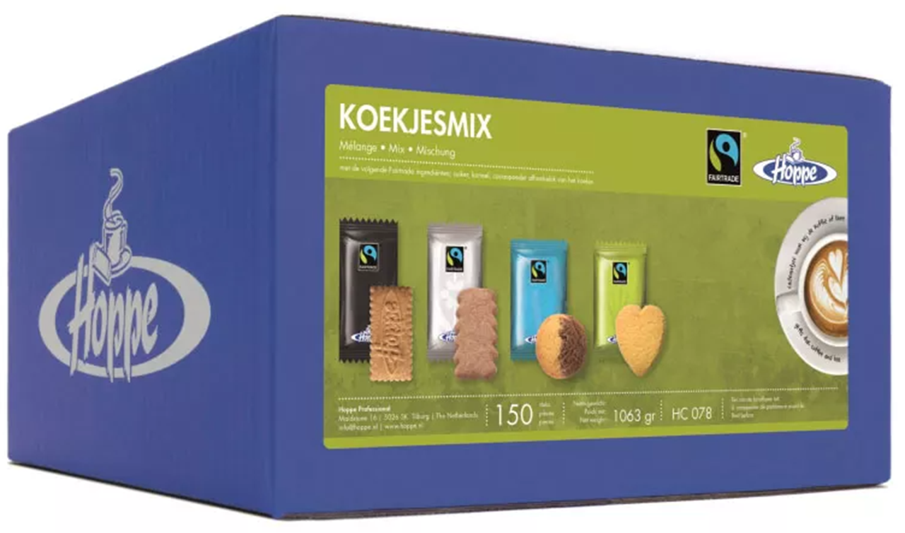 Hoppe Fairtrade Koekjesmix (per 150)