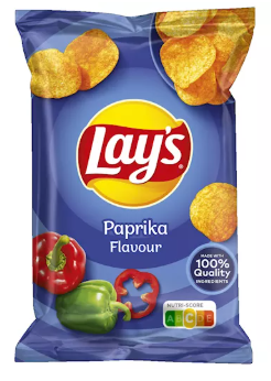 Lay's Chips Paprika zakje 40gr (per 20)