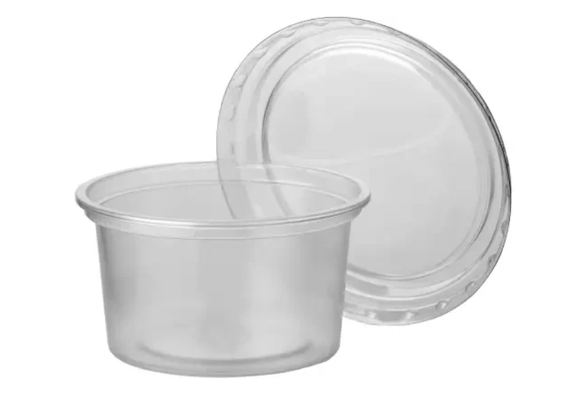 Bak + deksel voor fruitbak/yoghurt (50 stuks)