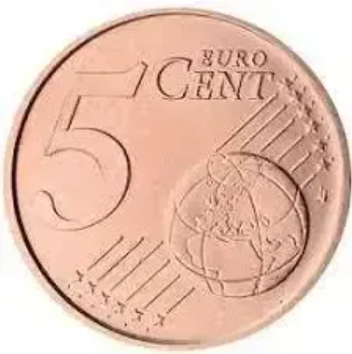 WIsselgeld € 0.05 (zakje € 2.50)