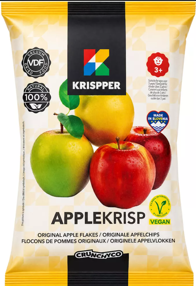 Krispper Fruitchips Appel zakje