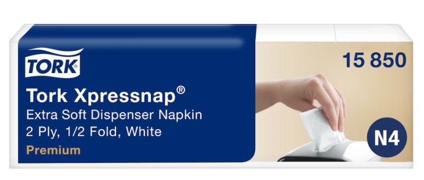 Servetten voor dispenser xpressnap, wit, 2-laags