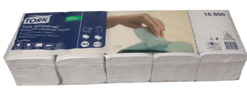 Servetten voor dispenser xpressnap, wit, 2-laags