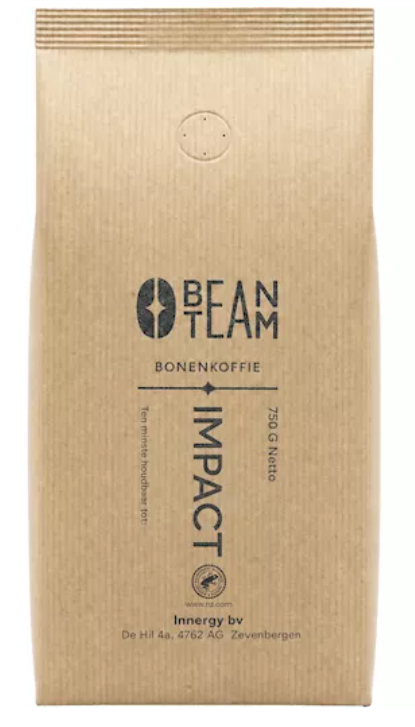 Bean Team Bonenkoffie "Impact" RFA zak 750 gram