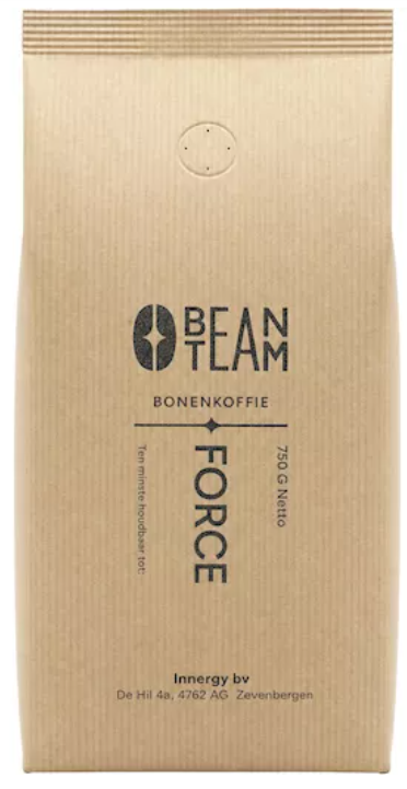 Bean Team Bonenkoffie "Force" zak 750 gram