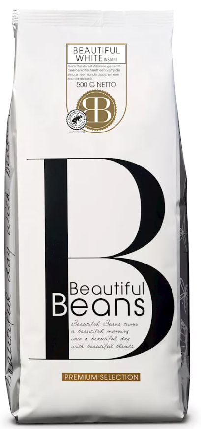 Beautiful Beans White instant zak 500gr
