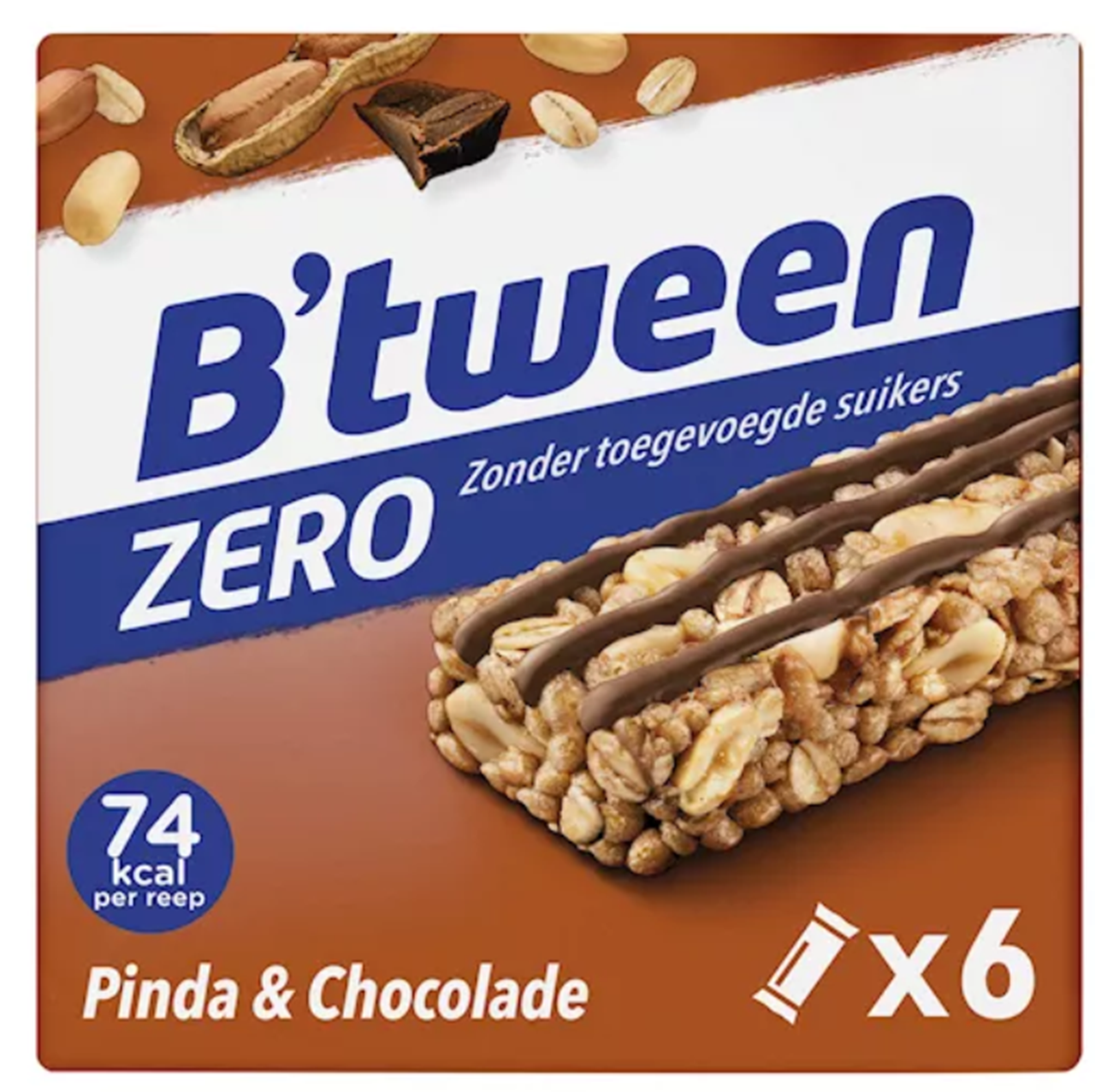 B'tween Zero Pinda & Chocolade 6-pack 20