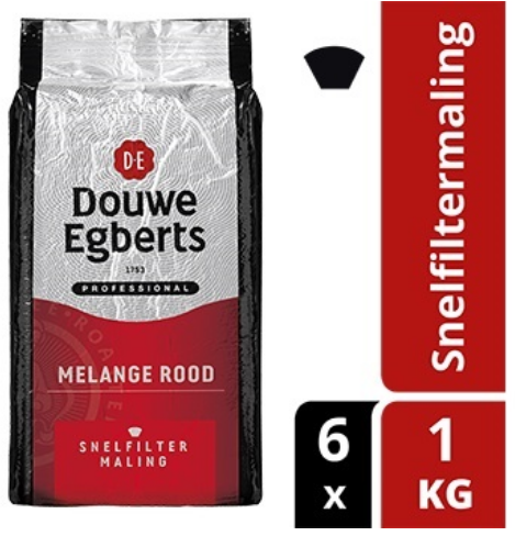 D.E. Melange Rood Snelfiter 1kg