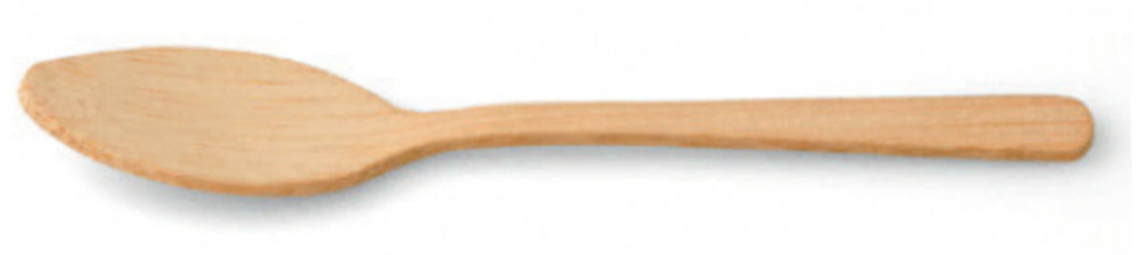 Lepel Bamboe t.b..v Yoghurt (100 stuks)