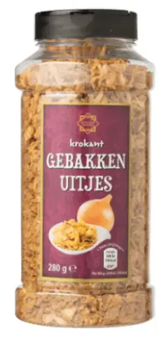 Gebakken uitjes Pot